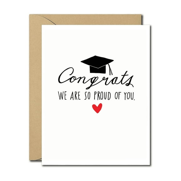 Graduation Congratulations Card - Proud Moment - Perfect for Friends and Family to Celebrate Success