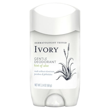 Ivory Gentle Aluminum Free Deodorant Hint of Aloe, 2.4 oz