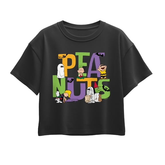 Peanuts - Halloween - Youth Girl's Boxy T-Shirt