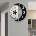 thumbnail image 1 of Baohd Easy To Read Nordic Minimalist Style Moon Frame Wall Clock Silent Creative Sun And Moon Shape Clock arabic dial, 1 of 6