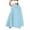 Blue, variant on RYKJLWY Maxi Skirts for Women Fashion Solid Color Big Hem Skirt Loose Pockets Half Body Skirt Maxi Skirt White Skirt Plus Size (Black,L)