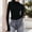 Black, variant on Womens Mock Neck Ribbed Pullover Sweaters Long Sleeve Slim Fit Tops with Gathered Detail Chest Casual Basic Layering Shirts Fall Winter, Coffee,XXL