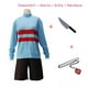 thumbnail image 1 of Anime Game Undertale Frisk Chara Cosplay Costume Andertail Sweatshirts High Collar Long Sleeve Clothing Shorts Knife Necklace heqiyong LED, 1 of 2