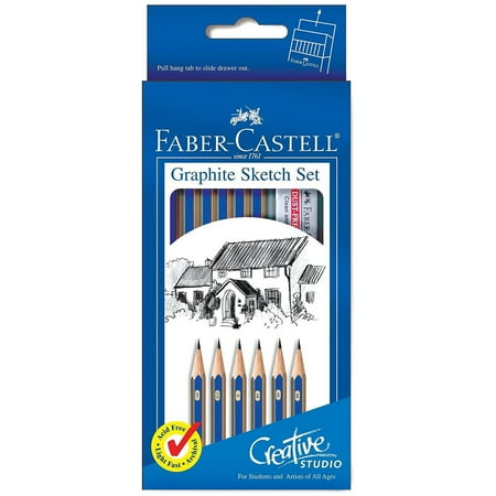 UPC: 0804551978814 | Faber-Castell Studio Graphite Sketch Pencils 6/Set 3/Pack 44127-PK3