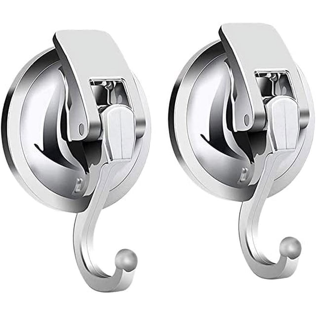 Juego de 2 potentes ganchos para aspiradora, colgador de toallas para baño, aspiradora, gancho de pared, cocina, aspiradora, ducha, ventana, cristal