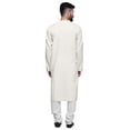 thumbnail image 4 of Atasi mens kurta Cotton Satin ethnic kurta for boys solid wedding Long kurta, 4 of 7