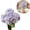 Purple, variant on Real Touch White Faux Hydrangea And Eucalyptus Arrangement,Faux Floral Arrangements,Hyper Realistic Artificial Flowers,White Centerpieces For Kitchen Dining Coffee Table Decor,5 Heads + White
