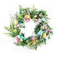 thumbnail image 2 of 45cm Easter Wreath with Pastel Eggs Front Door Window Hanging Artificial D, 2 of 8