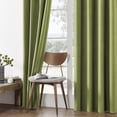 thumbnail image 2 of Joydeco Cortinas Opacas 100 % Color Verde Musgo, 89.8 In, 2 Paneles, Juego De Cortinas Opacas Para Dormitorio, Con Ojales, Cortinas De Terciopelo Con Aislamiento Térmico De Lujo, Para Sala De Estar, T, 2 of 5