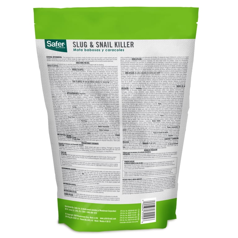 Safer Brand Garden Control: 2 lbs Slugs & Snails Killer for