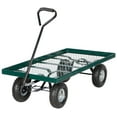thumbnail image 4 of Vestil LSC-2448-TC Steel Landscape Cart with Low Profile Tilt 53 In. x 24 In. x 45 In. 500 Lb. Capacity Green, 4 of 4
