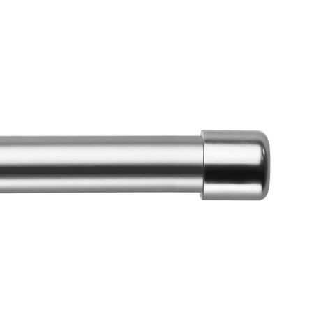 Chicology 3/4-Inch Diameter Curtain Rods, Modern End Cap Finial - Extends 24 to 48 in.