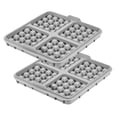 thumbnail image 1 of 2Pcs 4 Slicer Silicone Waffle Plates for Cosori 6.2L For NA229 NA230 AF181 AF141, 1 of 9