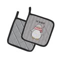 thumbnail image 2 of Caroline's Treasures Nursery Be Happy Penquin Pair of Pot Holders, 2 of 3