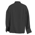 thumbnail image 5 of Seductiva Women's Dress Shirts Long Sleeve WomenomenâS Tops Casual Blouses Solid Up Drop Shoulder Oversized Long Shirt Women Work T Shirts Wrinkle-Free Solid Work Blouse Summer Tops Short Sleeve, 5 of 6