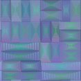 thumbnail image 1 of Ahgly Company Indoor Square Patterned Sapphire Blue Novelty Area Rugs, 10' Square, 1 of 6