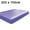 Purple, variant on PiccoCasa Satin Fitted Sheet 12" Deep Pocket Bed Sheet, King Gloden Tone