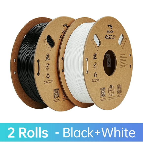 Filament d'Impression 3D, Taux de Succès du Matériau 1,75mm - Dimensionnel 2 - Bobine Blanche Dimensionnelle Bobine Blanche 3D 2 Rouleau Fluidité Vitesse Pla 1,75mm Vitesse Taux Bobine 3D 1,75mm Taux Creality 1,75mm