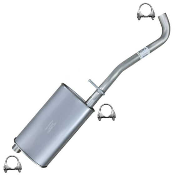 Stainless Steel Exhaust Muffler & Extension Pipe Fits 2009-2017 Chevrolet Traverse & 2009-2010 Saturn Outlook 3.6L – Direct Fit