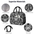 thumbnail image 4 of Lunch Bag Lunch Box for Women Reusable Insulated Lunch Bags,Water-Resistant Gothic Cooler Lunch Tote Bag, Large Capacity for Work Travel Picnic, 4 of 6