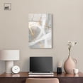 thumbnail image 3 of Silvered Spirals II High-Gloss Frameless Acrylic Glass Wall Art Gold Abstract by Art Remedy, Ready to Hang, 16 x 24, 3 of 7
