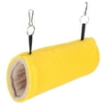 thumbnail image 4 of Hamster Hammock Warm Plush Tunnel Cage Hanging Bed Tube for Small Animals Pet BirdsYellow, 4 of 8