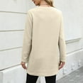 thumbnail image 4 of Bovemsi Sweatshirts for Women Crewneck Loose Fitting Tops Long Sleeve With Pocket Shirts Pullover Long Sleeve Clothes Pullover, 4 of 4