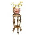 thumbnail image 4 of Oriental Fish Bowl Red Coral Pattern (10"Dia - 8"H, Base 6.5"Dia, Opening 8"Dia) - Oriental Furniture Warehouse, 4 of 4