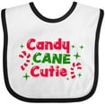 thumbnail image 3 of Inktastic Christmas Candy Cane Cutie with Candy Canes Boys or Girls Baby Bib, 3 of 4