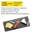 thumbnail image 3 of Tasty Natural Slate Cheese Board and Charcuterie Board Tray with Chalk, 18" x 7", 3 of 10