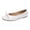 White, variant on Women's Ballet Flats Business Office Work Dress Shoes Comfortable Dressy Flats for Walking Women's Round Toe Bow Dressy Flats Shoes