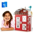 thumbnail image 4 of Barbie Horse Barn Playset with 25+ Feeding & Grooming Accessories [Walmart Exclusive], 4 of 8