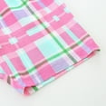 thumbnail image 2 of HILEELANG Little Girl Summer Short Clothes Sets Outfits Easter Cotton Blue Strawberry Tee Shirts Shorts Playwear Size 7, 2 of 5