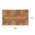 thumbnail image 2 of Tauxra Floral Patterned Door Mat 20x31 Inch Scrape Dirt Welcome Mat For Front Rear Side Doors, 2 of 5