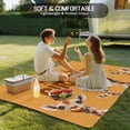 thumbnail image 4 of Giraffe Outdoor Rug for Patio/Deck/Porch, Non-Slip Large Area Rug 3 x 5 Ft, Red Love Heart Rustic Animals Orange Indoor Outdoor Rugs Washable Area Rugs, Reversible Camping Rug Carpet Runner, 4 of 8