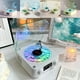 thumbnail image 2 of Altavoz Bluetooth Siluyado Waves, reproductor de vinilo, color blanco, 2 of 6