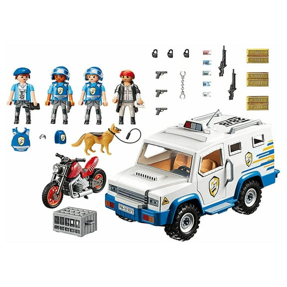 Police Money Transporter - Imaginative Play Set by Playmobil (9371)