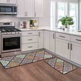 thumbnail image 3 of Boho Kitchen Rugs and Mats for Floor, Non-Slip Backing Kitchen Mat Set of 2 Bohemian Decor Anti Fatigue Kitchen Rug Sets with Runner for Home Kitchen Dining Room 17"x47.2"+17"x30", 3 of 6