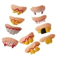 thumbnail image 4 of Shisuyan 10pcs Halloween Teeth Set Wacky Dentures Zombie Front Teeth Buck Teeth, 4 of 8