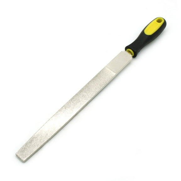 TMAX 10 Inch (25 cm) Long Diamond Coated Flat File Hand Tool Grit 80 Coarse