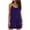 AA-Purple, variant on QATAINLAV Summer Rompers for Women Sleeveless Adjustable Strap Onesies Shorts Cotton Casual Wide Jumpsuits with Pockets Pink S
