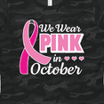thumbnail image 4 of Inktastic Breast Cancer Awareness We Wear Pink in October Women's T-Shirt, 4 of 5