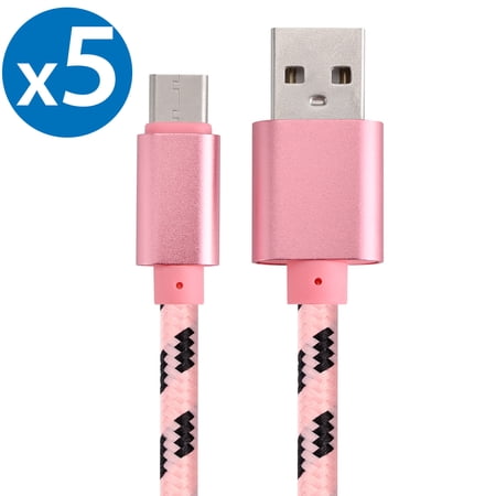 5x 3FT USB Type C Cable Fast Charging Cable USB-C Type-C 3.1 Data Sync Charger Cable Cord For Samsung Galaxy S9 S9+ Galaxy S8 S8 Plus Nexus 5X 6P OnePlus 2 3 LG G5 G6 V20 HTC M10 Google Pixel XL price history on PriceWatchPro
