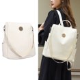 thumbnail image 4 of PU Mochila De Cuero Bolso Para Las Mujeres, Moda Bolso Multiusos, Señoras Bolsas De Hombro, Mochila De Viaje, Mochila Grande Bolsa De Viaje, Mini Mochila Monedero Para Mujer, 4 of 7