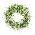 thumbnail image 2 of Tachiuwa Gypsophila Wreath Flower Wreath Fashion Summer Front Door Spring Wreath Hanging Ornament for Celebration,Festival Patio Decor, 2 of 9
