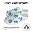 thumbnail image 6 of Lsque Cartoon Poodle Dog Pattern Womens Comfort Cotton on Scuff With Memory Foam and Anti-skid Sole Slipper-39/40, 6 of 7