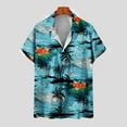 thumbnail image 5 of WAENQINLA Mens Hawaiian Shirts Big and Tall Tropical Print Beach Shirts Aloha Top Loose Fit Cuban Collared Short Sleeve Shirts Casual Button Down Shirts Mens Bowling Shirts, 5 of 5