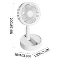 thumbnail image 3 of EUDIDV Portable Fan Battery Operated Portable Foldable Standing Fan Rechargeable USB Personal Floor Fan With Adjustment Height;Suitable for Indoor and Outdoor Use, 3 of 7