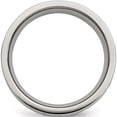 thumbnail image 2 of Titanium Polished 1/2 Ct Tw. Diamond 6mm Band (Size 8.5) Made In China tb441a-8.5, 2 of 5