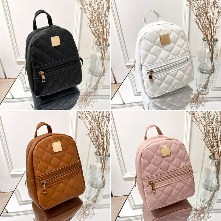 Subolong Pu Leather Shoulder Mini Small Backpack Multi-Function Ladies Phone Pouch Pack Ladies School Backpack Bags For Women
